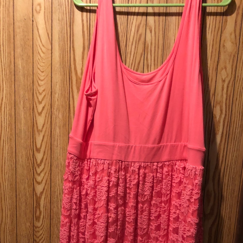 Knee length Torrid plus size dress.